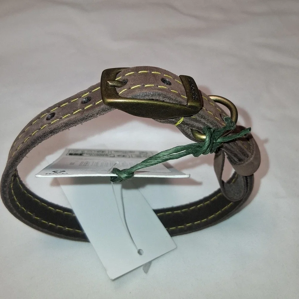 Barbour, Leather Adjustable Small Collar 10.5